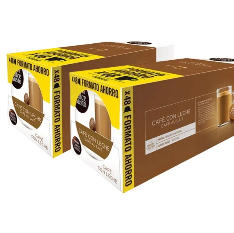 DOLCE GUSTO Café con Leche O INTENSO Pack 96 cápsulas Dolce Gusto Nescafe CAPSULA PACK AHORRO