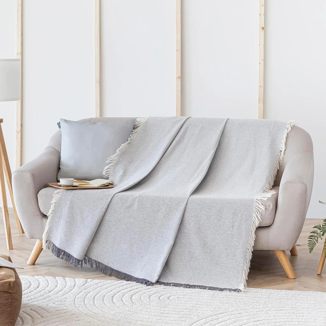 HOME TEXLOVA® Colcha Multiusos Sofa, Manta Foulard, Plaid para