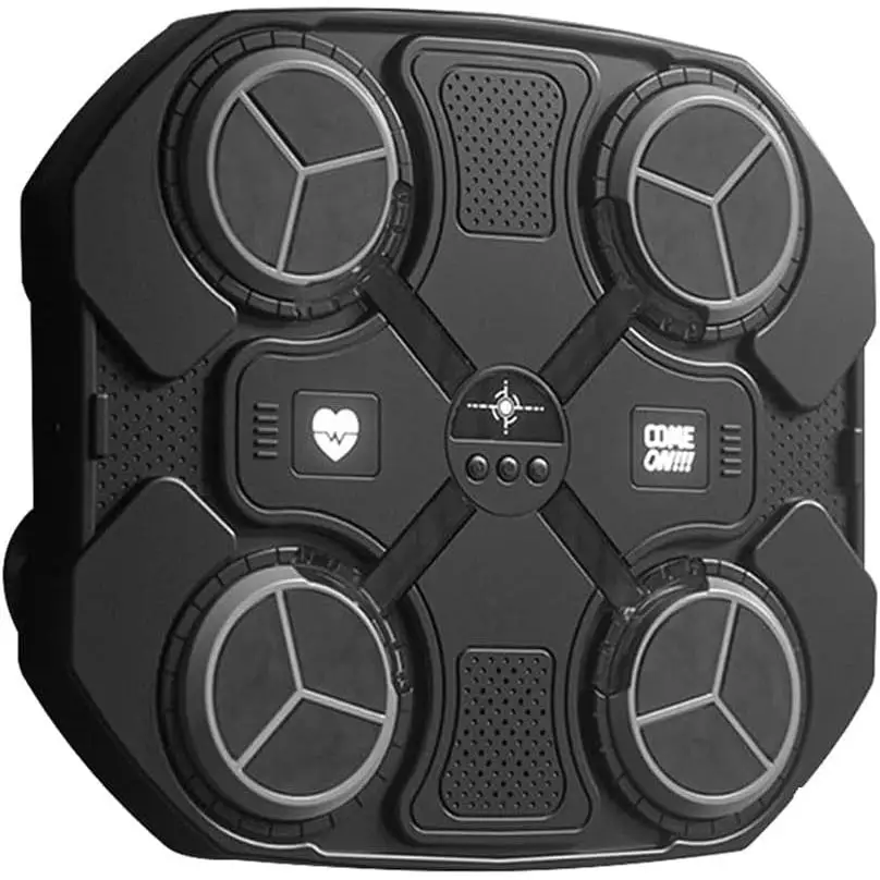 Smart musical boxing machine with bluetooth – wall mount – electronic training device for children and adults – includes boxing gloves and accessories