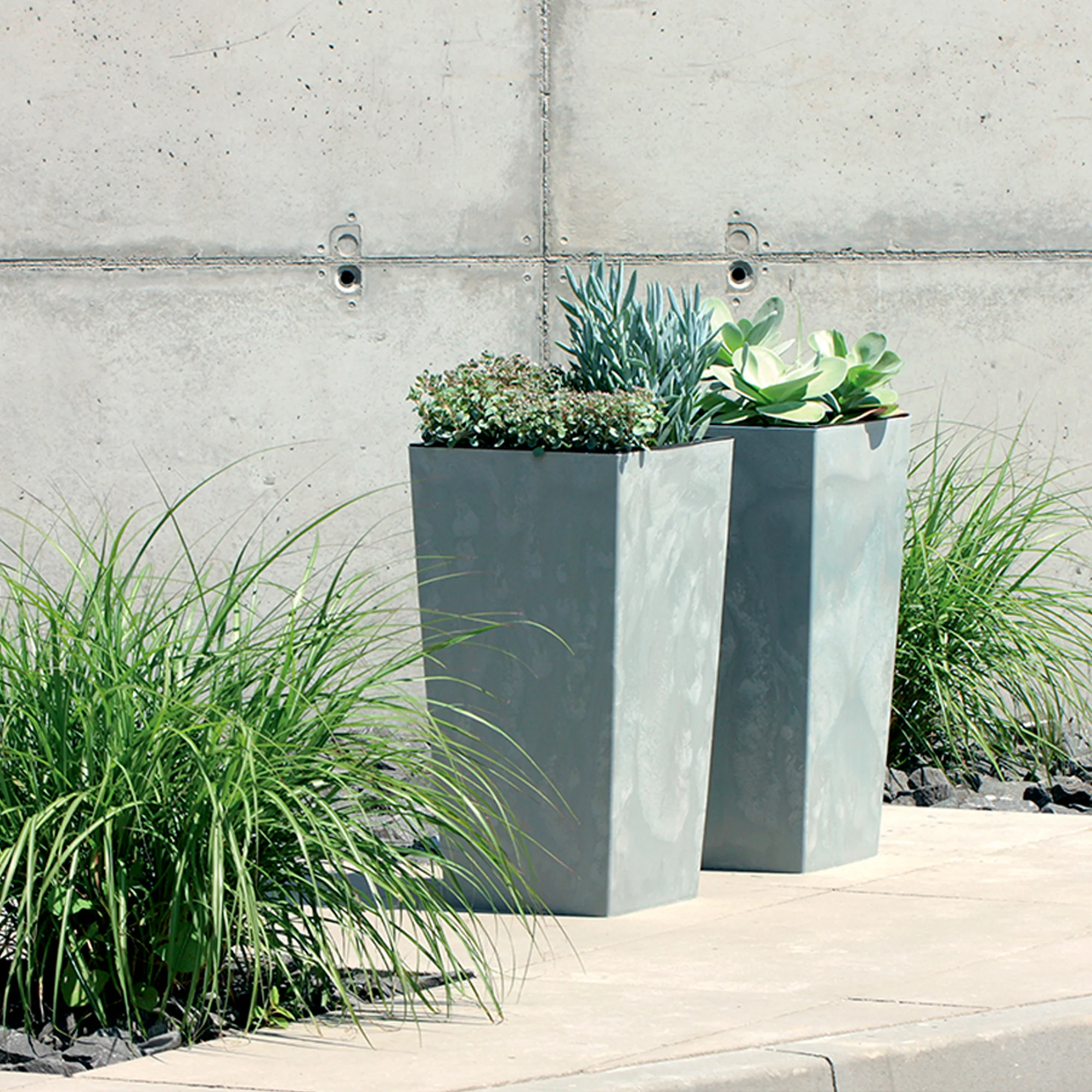 Vaso di fiori quadrato alto 19 L Prosperplast Rato in | WhichOne