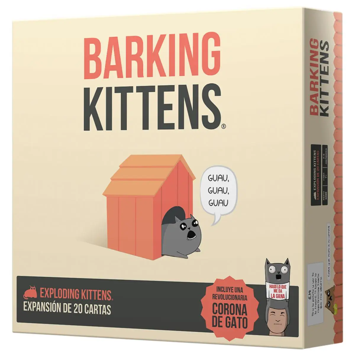 Asmodee - Juego de mesa Barking Kittens