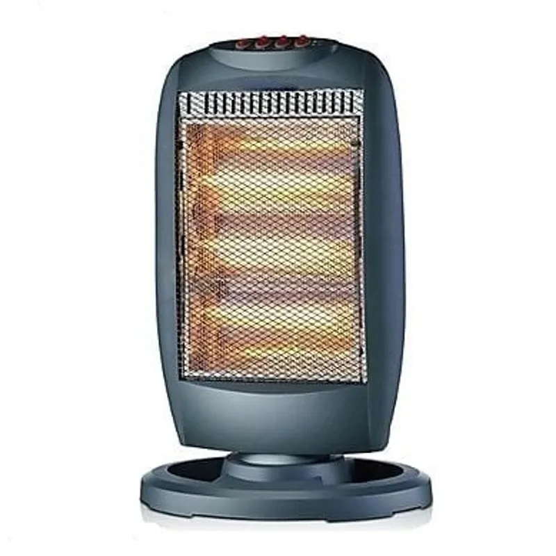 Portable Low Consumption Halogen Heater for Home and Office with 3 Quartz Tubes, 400W-1200W Power Levels, Safety Protection, Compact Design, Ideal for Quick Heating and Efficient Use.