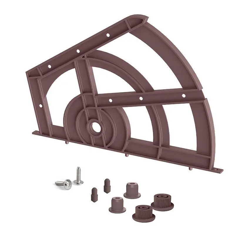 Zapatero 2 baldas voleko acabado marrón