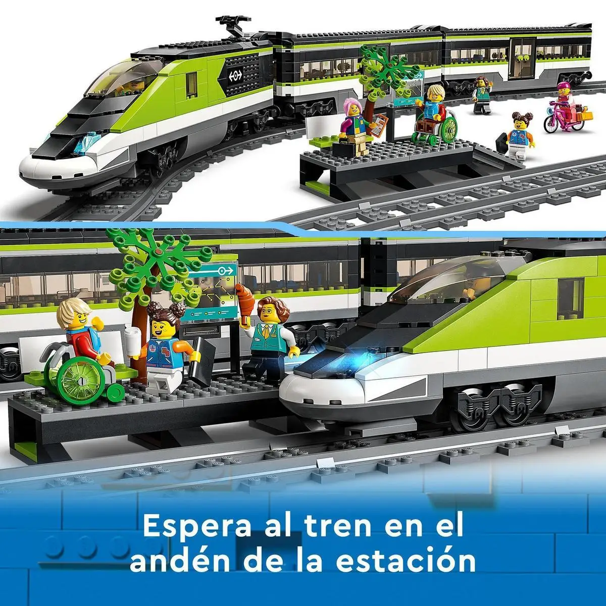 Lego City Passenger Train Lego Tren De Pasajeros 60197 LEGO City