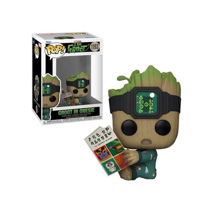 thumbnail image 5 of Figura Funko Pop! Marvel I Am Groot Groot en mono modelo 1193 | 70651-Original-figuras en miniatura coleccionables para exhibir-idea para regalar-mercancía oficial-juguetes para niños y adultos-, 5 of 5