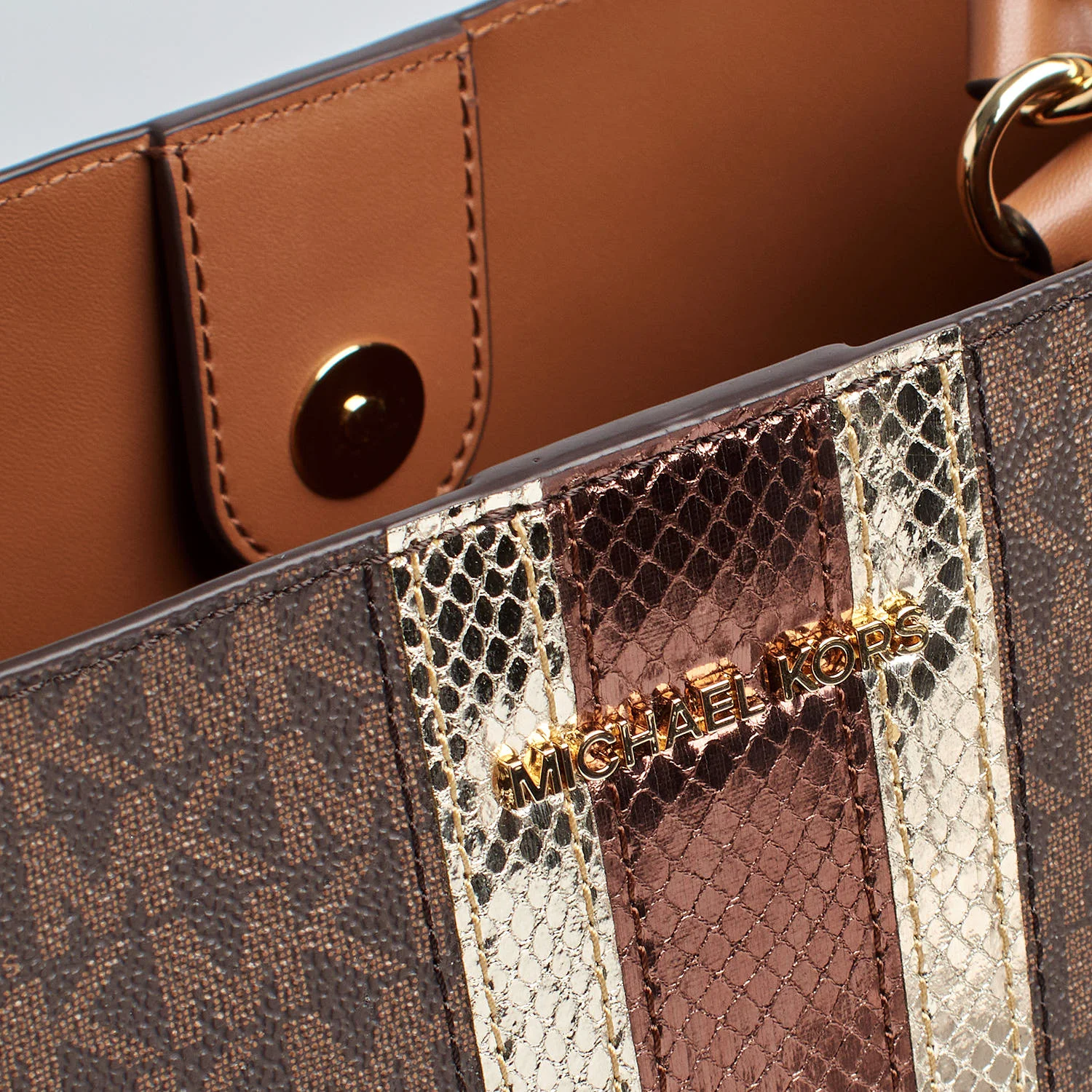 Michael Kors-Bolso de Hombro Pratt Medium Signature 35F4G3FS2B para Mujer