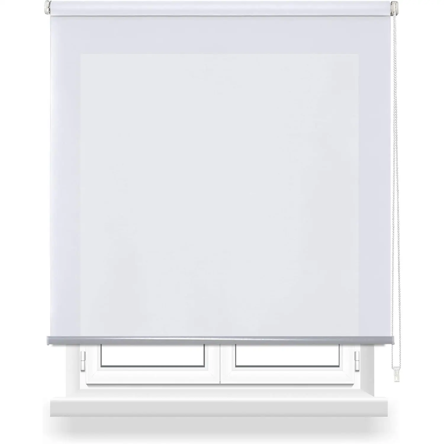 Translucent Roller Blind Easy Wall or Ceiling Installation, 100% Polyester Material, Maximum Height 180cm, Suitable for Windows 45-200cm Wide, Ideal Blinds for Window with Various Color Options.