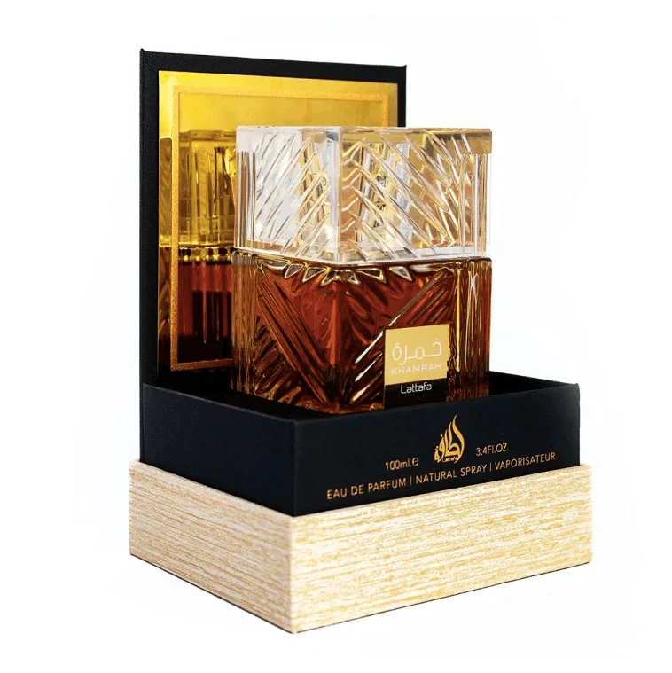 Lattafa Khamrah 100 Ml Perfume Afrutado Amaderado Mujer