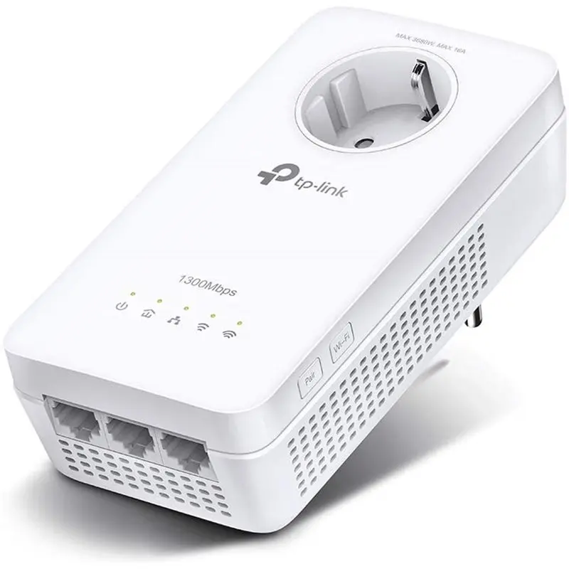 Adattatore Powerline TP-Link TL-WPA8631P 1300Mbps/canvallo 300m