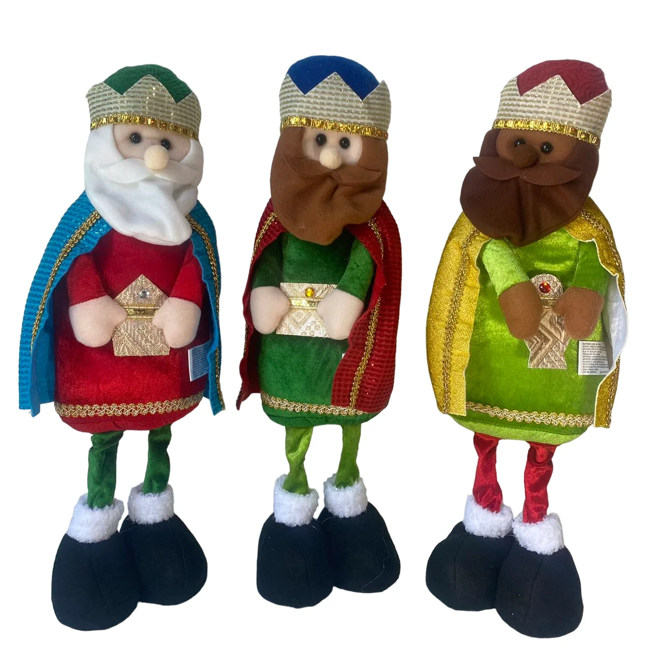 Conjuntode3FigurasReyesMagosdeTelaparaDecoracióndeNavidadyelDíadeReyes-Gerimport-AliExpress