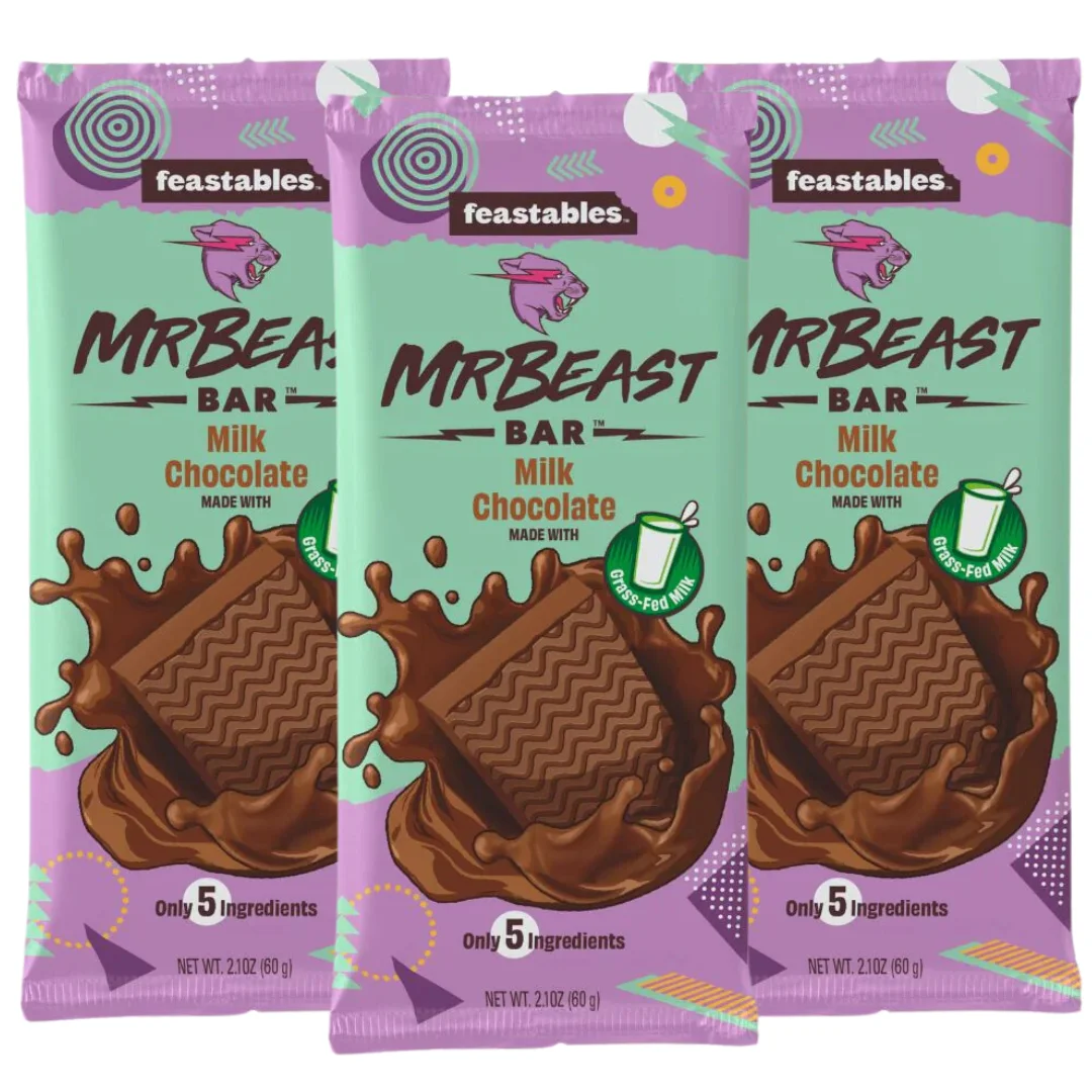 Mr Beast Feastables Milk Chocolate Board 60g – Pack of 3: Real User  Experience and Buying Guide