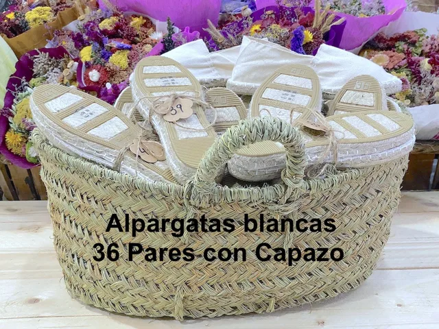 Zapatos 48 Horas Mujer Genu00e9rico Alpargatas Boda Blancas Mujer