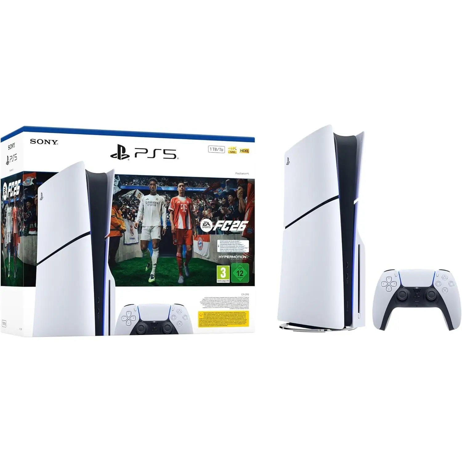 PlayStation 5 Slim 1TB EU con Lettore Dischi