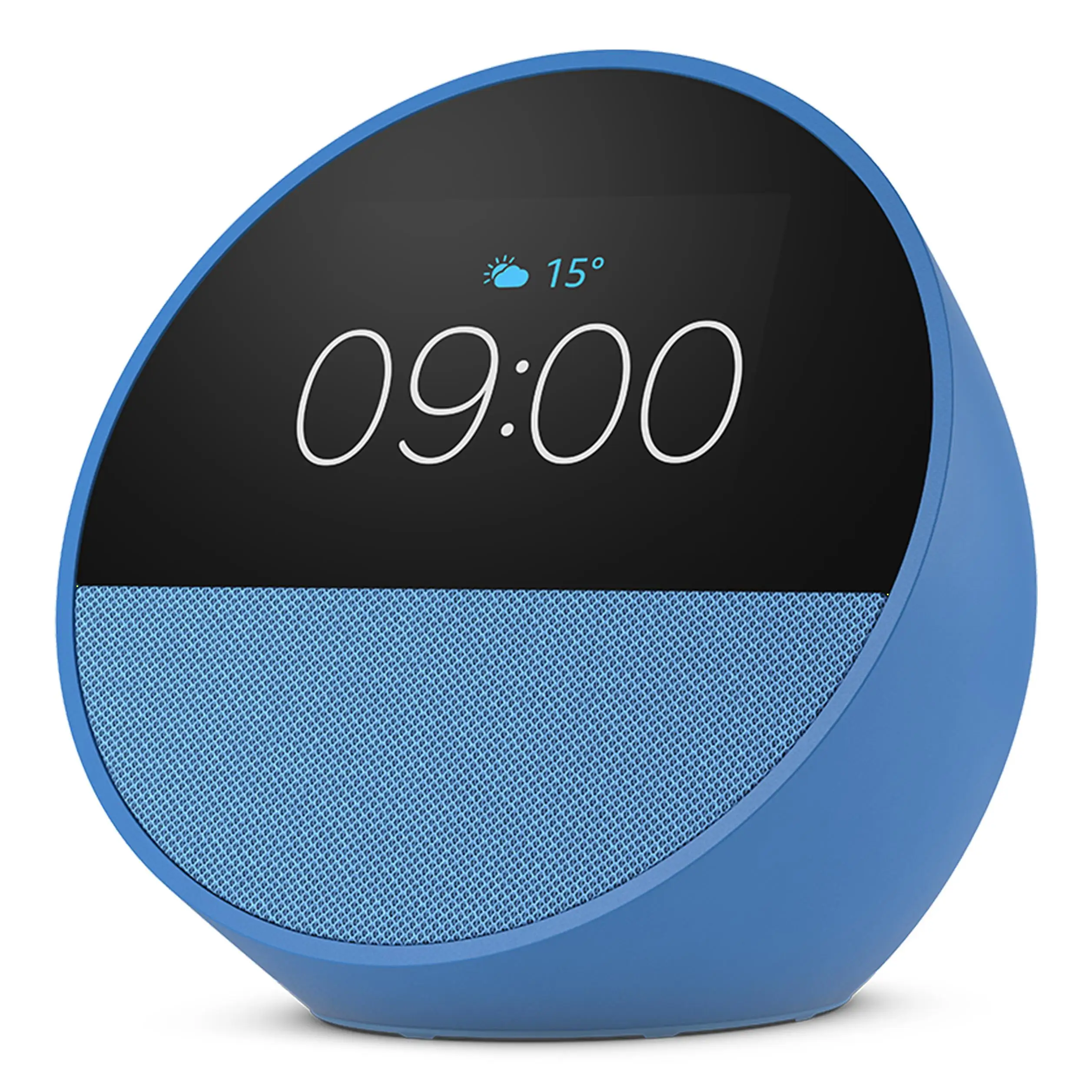 Nuevo Amazon Echo Spot (modelo 2024) | Despertador inteligente con sonido de calidad y Alexa | Azul
