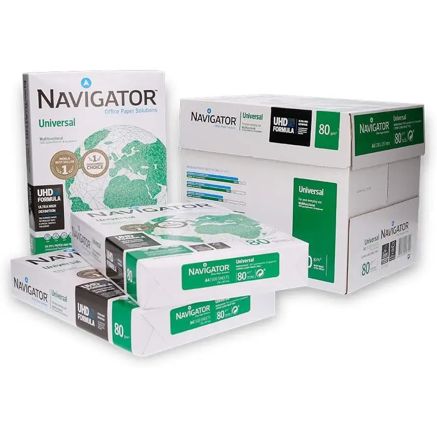 Navigator Universal - Papel multiusos para impresora - A4 80gr - 2500 hojas, Blanco