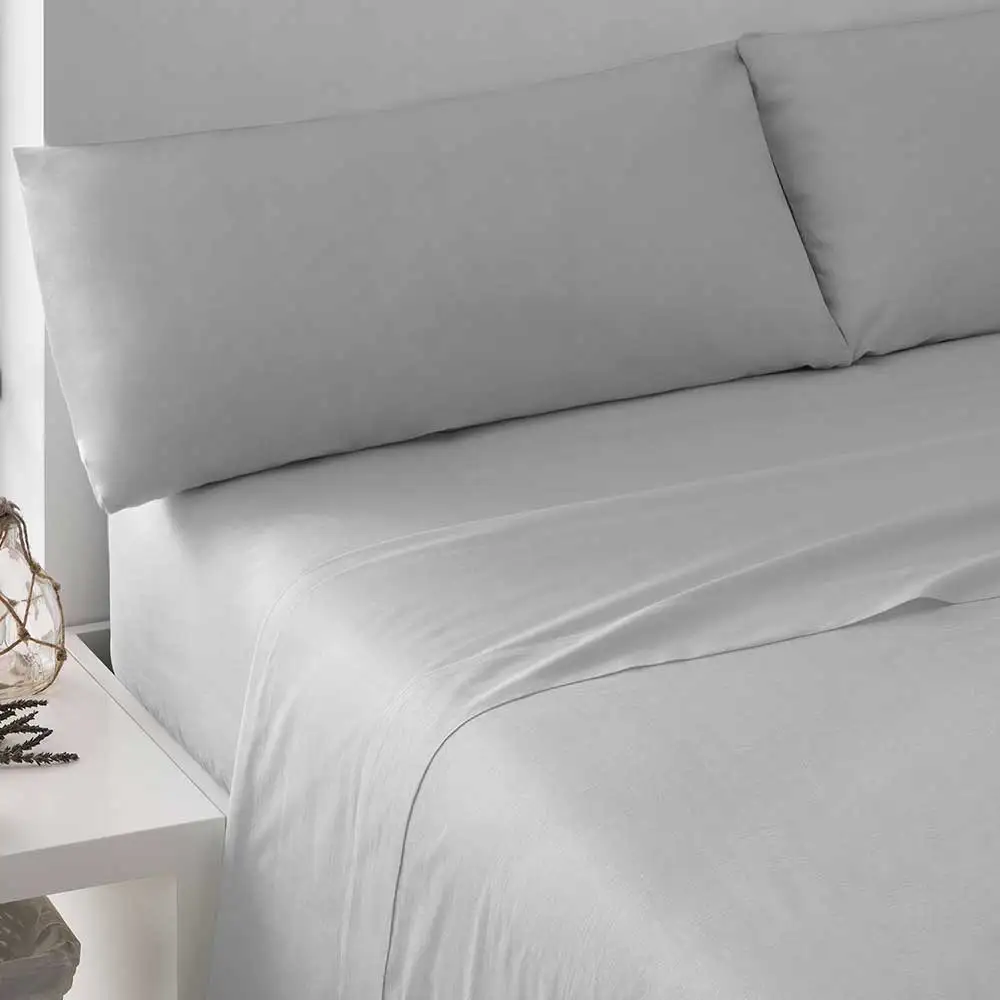 Tramas+ Juego de Sábanas Lisas 100% Algodón Suave y Resistente - Imagen 4