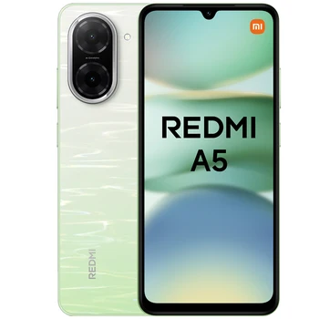 Xiaomi Redmi A5 4GB/128GB Smartphone Pantalla inmersiva de 6,88" Cámara dual con IA de 32 MP Procesador UNISOC T7250 Batería masiva de 5200 mAh Carga rápida de 15 W Android 15