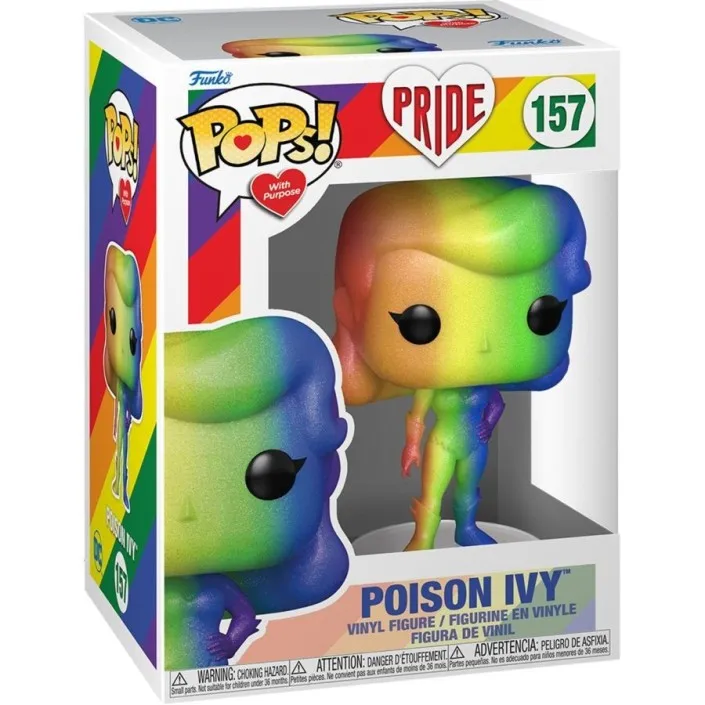 thumbnail image 4 of Figura Funko Pop! DC Pride Poison Ivy modelo 157 | 65894-Original-figuras en miniatura coleccionables para exhibir-idea para regalar-merchandising oficial-juguetes para niños y adultos-fans, 4 of 5