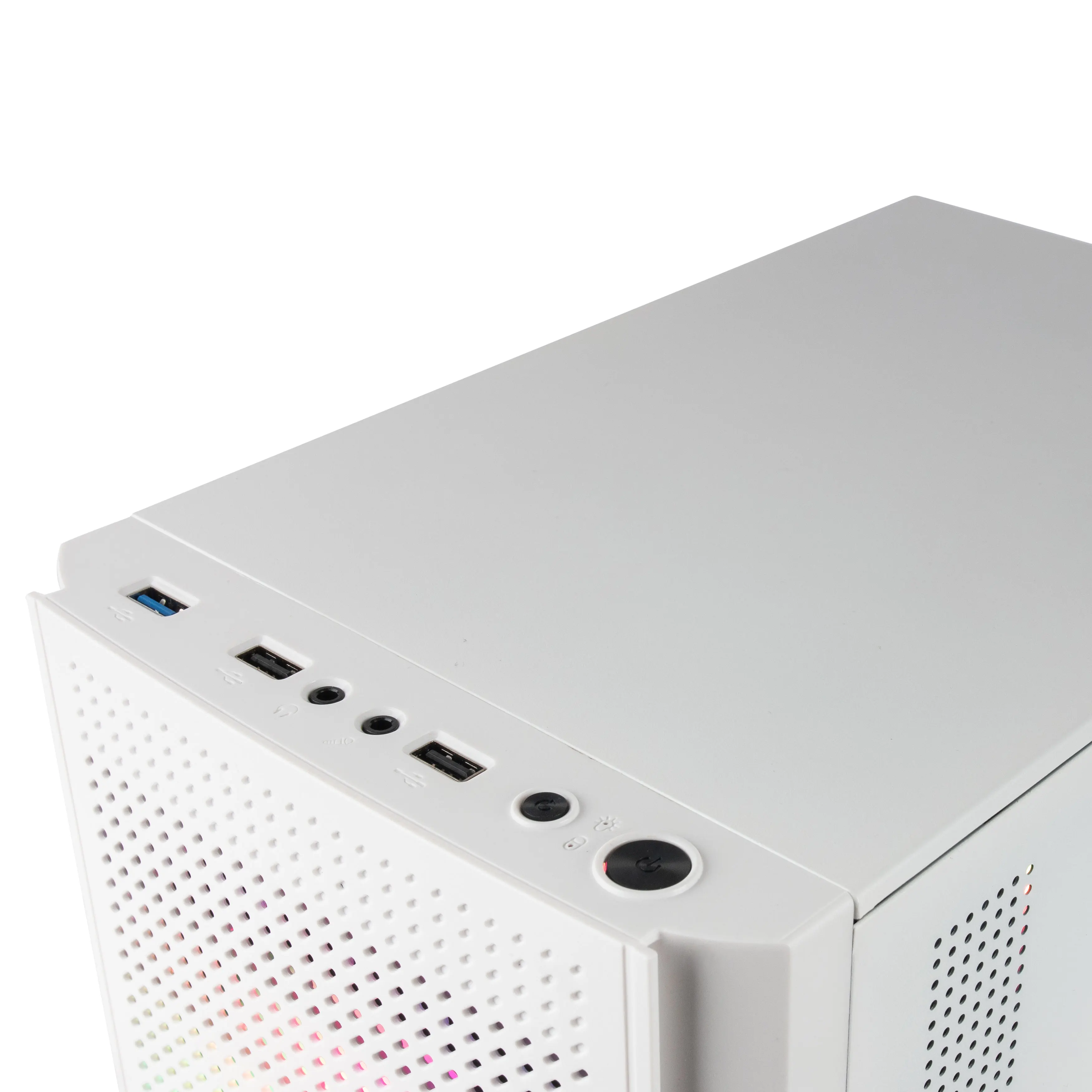 Mars Gaming MC300, Caja PC Compacta Gaming Micro ATX, Panel frontal Total-Mesh, Ventana Lateral Cristal Templado, 3 Ventiladores FRGB 12cm, Caja FRGB Negro, Blanco o Rosa - Imagen 7