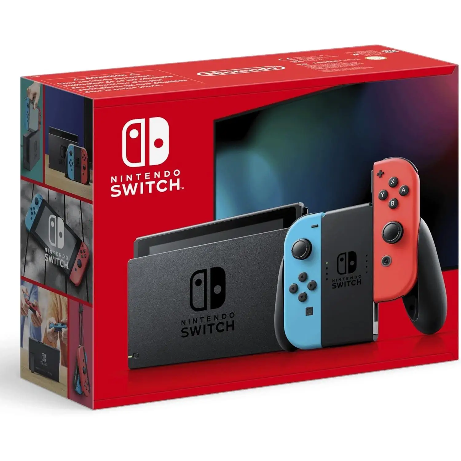 Consola Nintendo Switch Azul /Rojo + Switch Sports + 12 meses/Consola Nintendo Switch Azul Neon/Rojo Neon