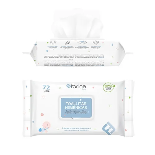 Baby wipes Farline 72 PCs-soft skin