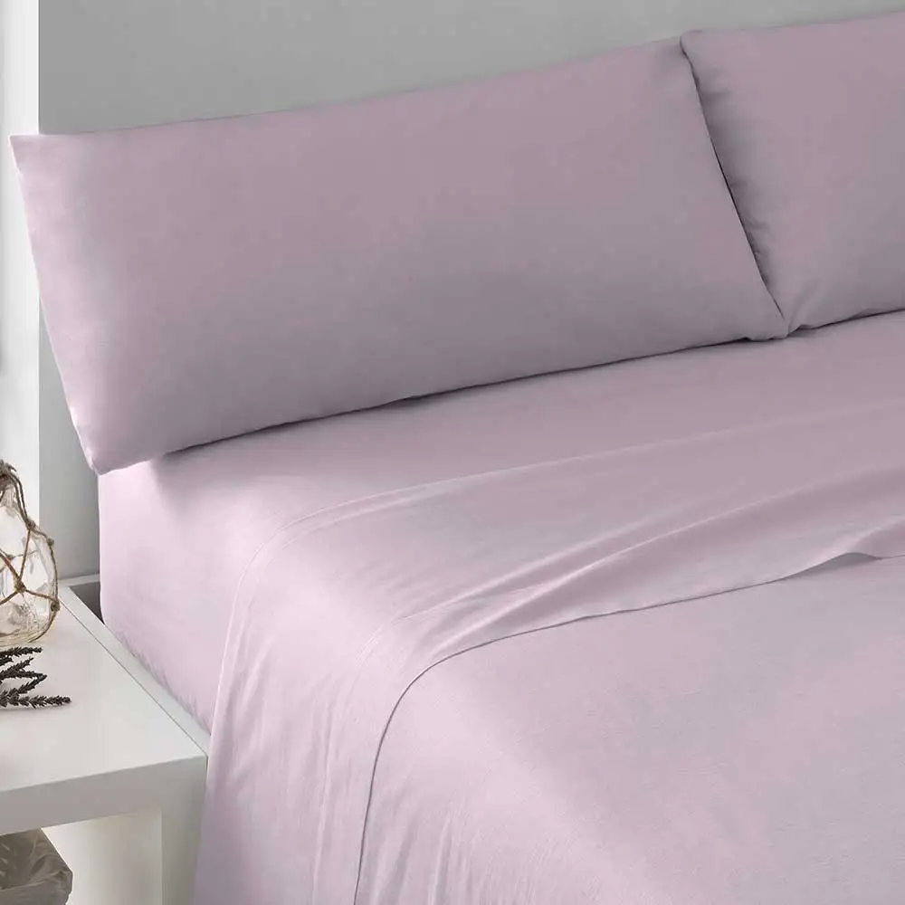 Tramas+ Juego de Sábanas Lisas 100% Algodón Suave y Resistente - Imagen 6