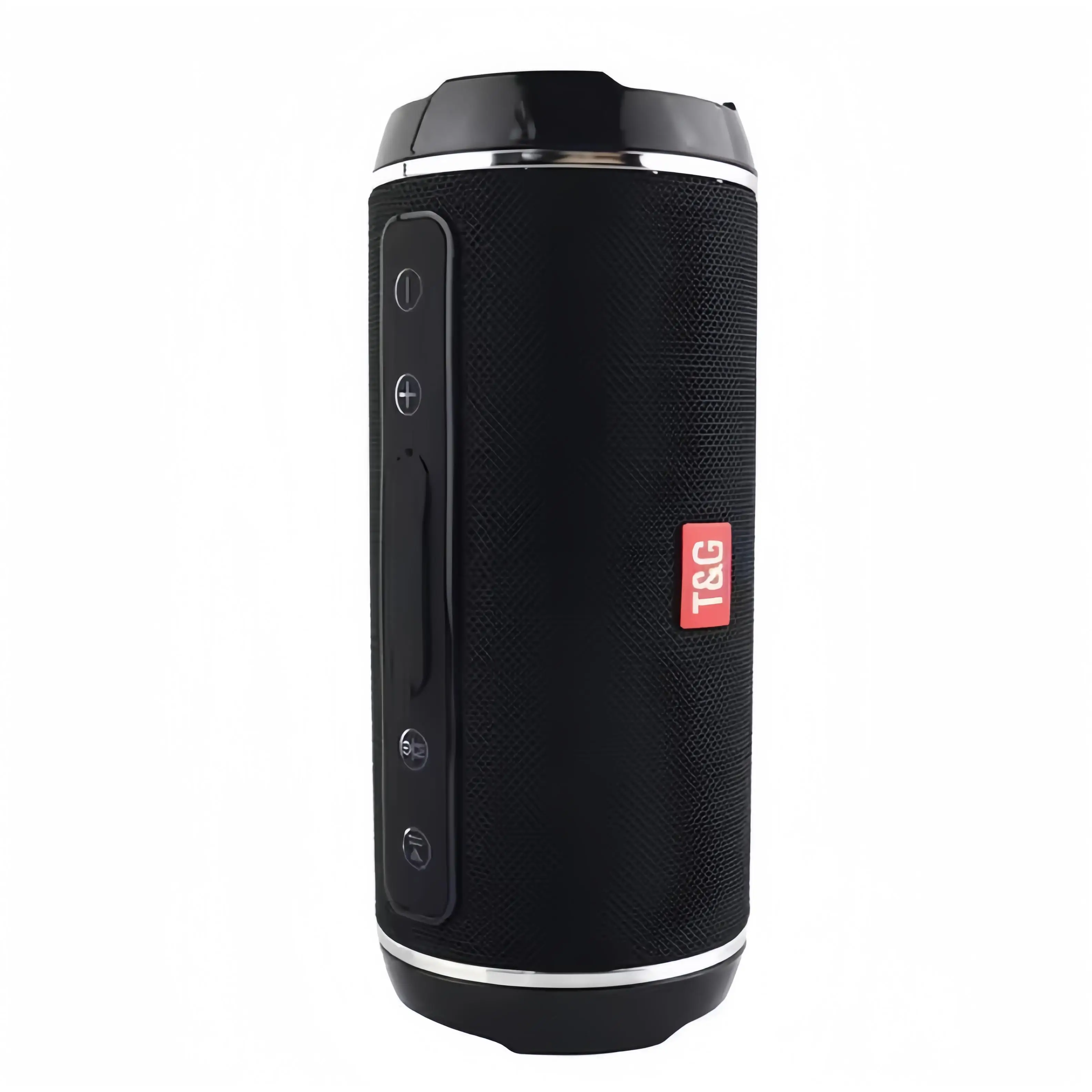 Altavoz Bluetooth inalámbrico T&G116, columna de altavoz de graves, compatible, USB, resistente al agua, para exteriores, compatible con AUX, TF, Radio FM, Subwoofer
