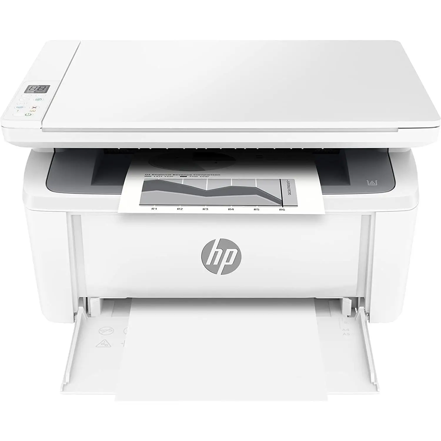 HP LaserJet M140w 7MD72F, stampante laser manuale multifunzione monocromatica A4 fronte-retro, scanner, fotocopiatrice (20 ppm, Wi-Fi Direct, USB 2.0, processore 500 MHz, memoria 64 MB, HP Smart App) bianco