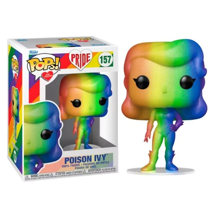 thumbnail image 5 of Figura Funko Pop! DC Pride Poison Ivy modelo 157 | 65894-Original-figuras en miniatura coleccionables para exhibir-idea para regalar-merchandising oficial-juguetes para niños y adultos-fans, 5 of 5