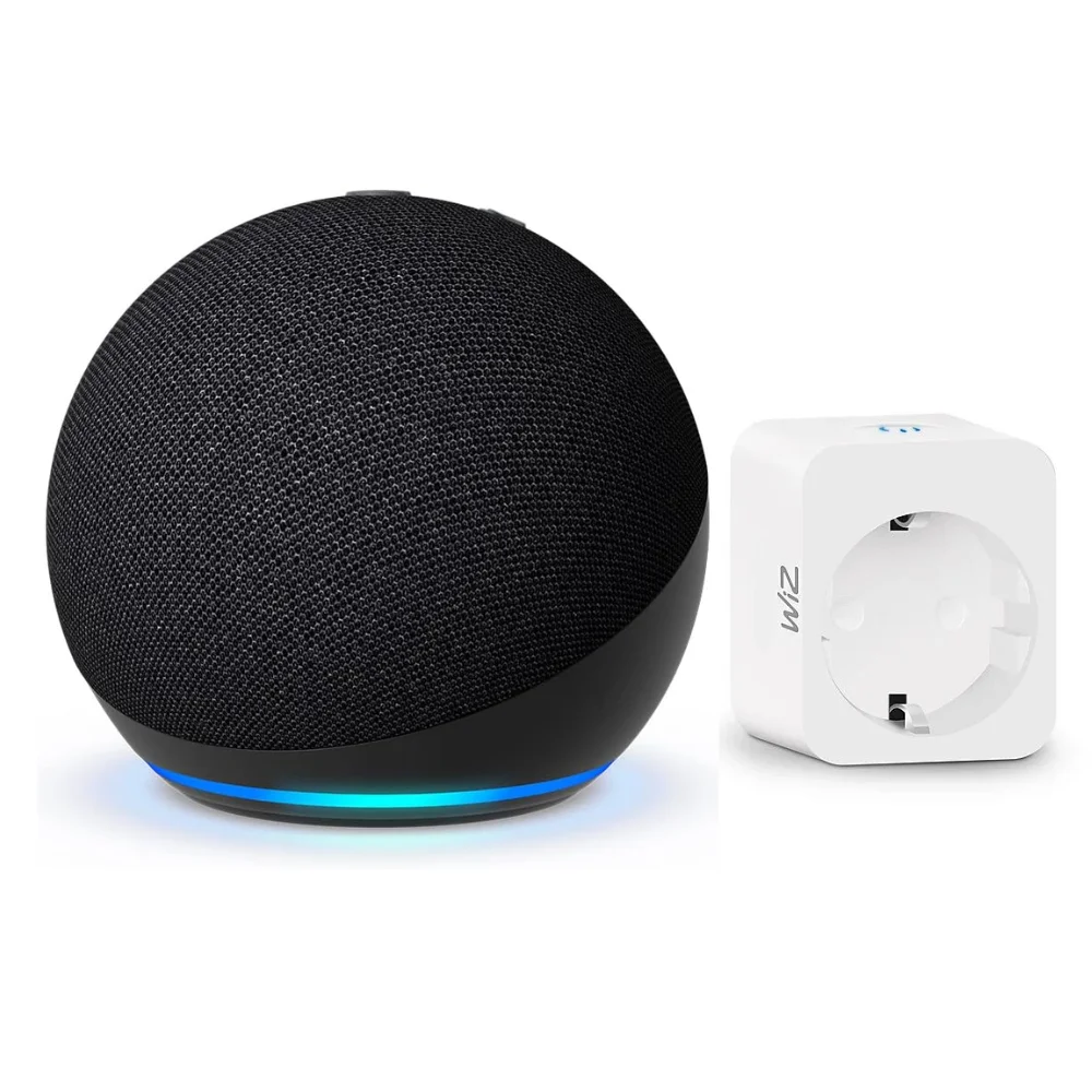 Echo Dot Amazon (5.ª generación), Altavoz inteligente wifi y Bluetooth con Alexa, con sonido más potente y de mayor amplitud, Antracita, Azul marino, Blanco