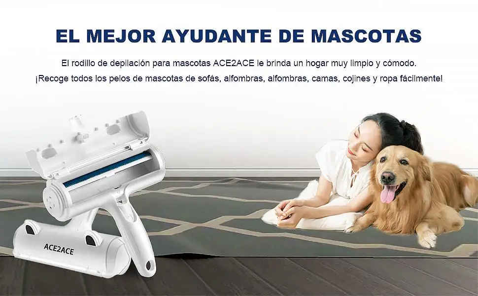 Quitapelos Para Mascotas 3 En 1 - Con Guantes Magnéticos, Reusable, Para Sofá, Alfombra, Ropa - Elimina Pelo Estático