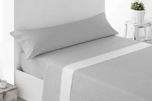 Juego de sábanas ligero, suave, fresco. Azul, Rosa, Gris, Verde. Juego de Cama 100% Microfibra tacto Satén. Cama de 150, 135, 90 y 105. Primavera, Verano. Dormitorio Elegante, Alegre, Colorido,Luz - Imagen 5