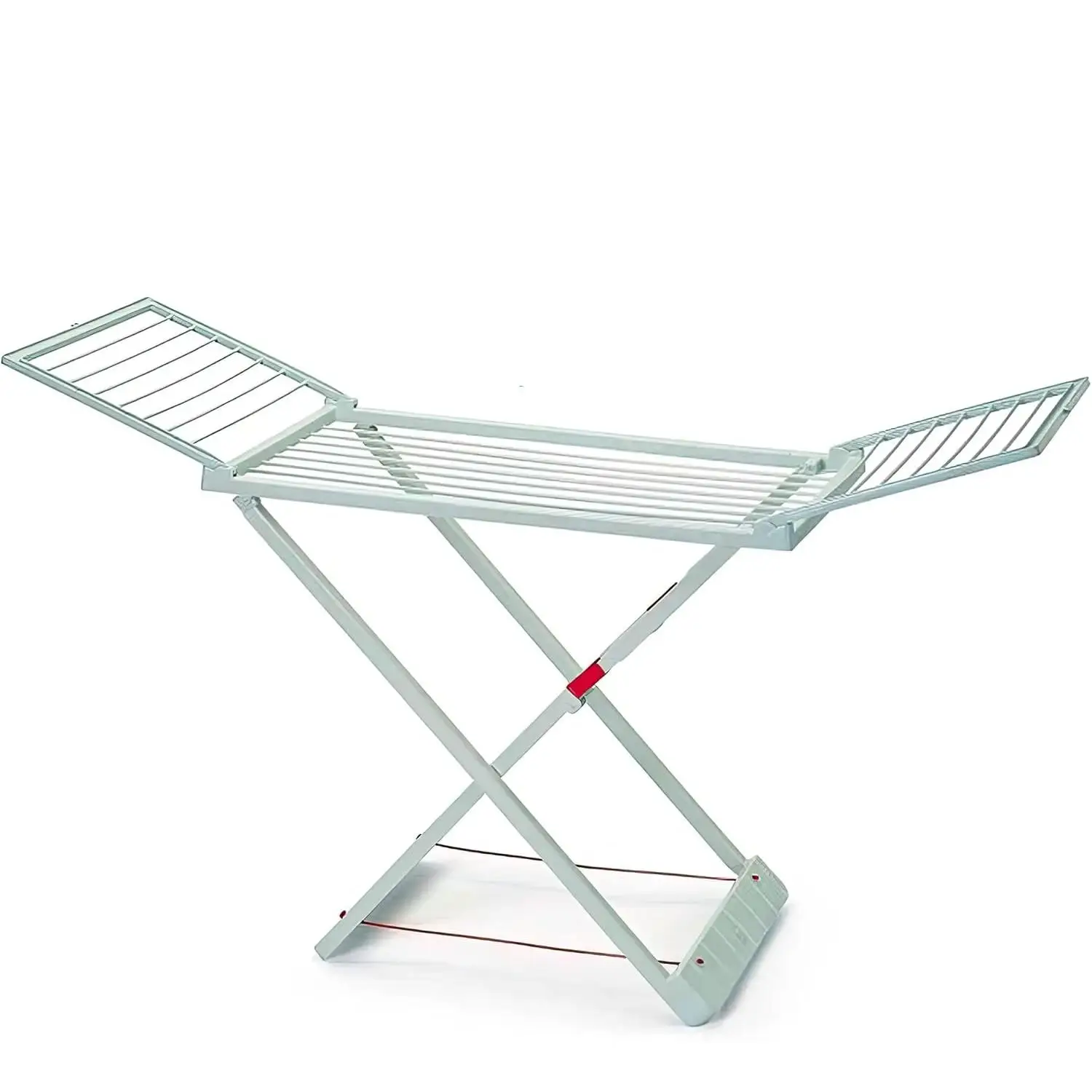 Folding Clothesline - MP Plegable Tendedero de Resina, 20 m Superficie, Compacto y Resistente al Sol, Incluye 20 Pinzas y Cierre de Seguridad, Ideal para Interiores y Exteriores.