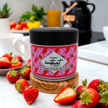 Té Matcha Negro en Polvo con Sabor a Chicle de Fresa - 100% Natural y Hecho en España 1