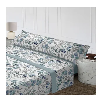 Juego de Sábana poliéster de Verano estampado geométrico unisex novedoso, acabado de gran suavidad y no hacen bolas para camas de 90cm 105cm 135cm 150cm 180 cm