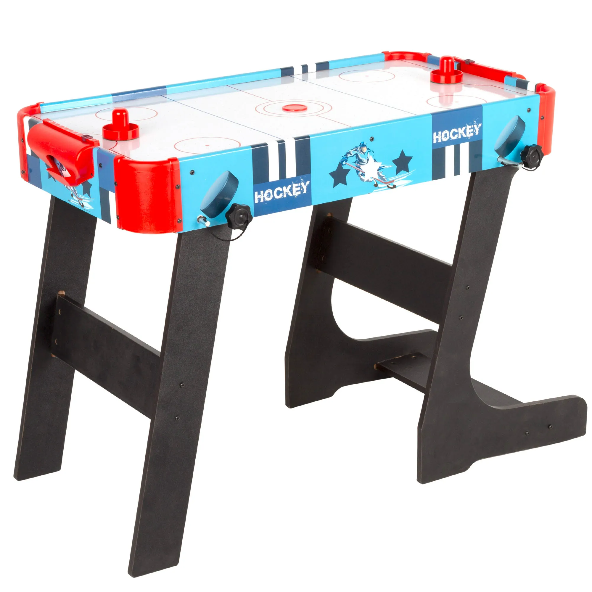 Colorbaby childrens air hockey table, for 2 players, with markers, made of resistant wood, board games, air disc game, recommended for ages 6 and up