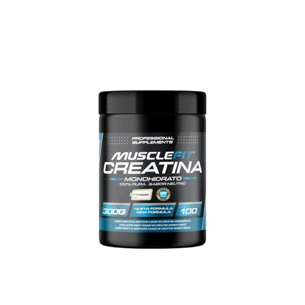 CREAPURE Creatina Monohidrato - MuscleFit│300g│MUSCLEVIP - Sello de calidad