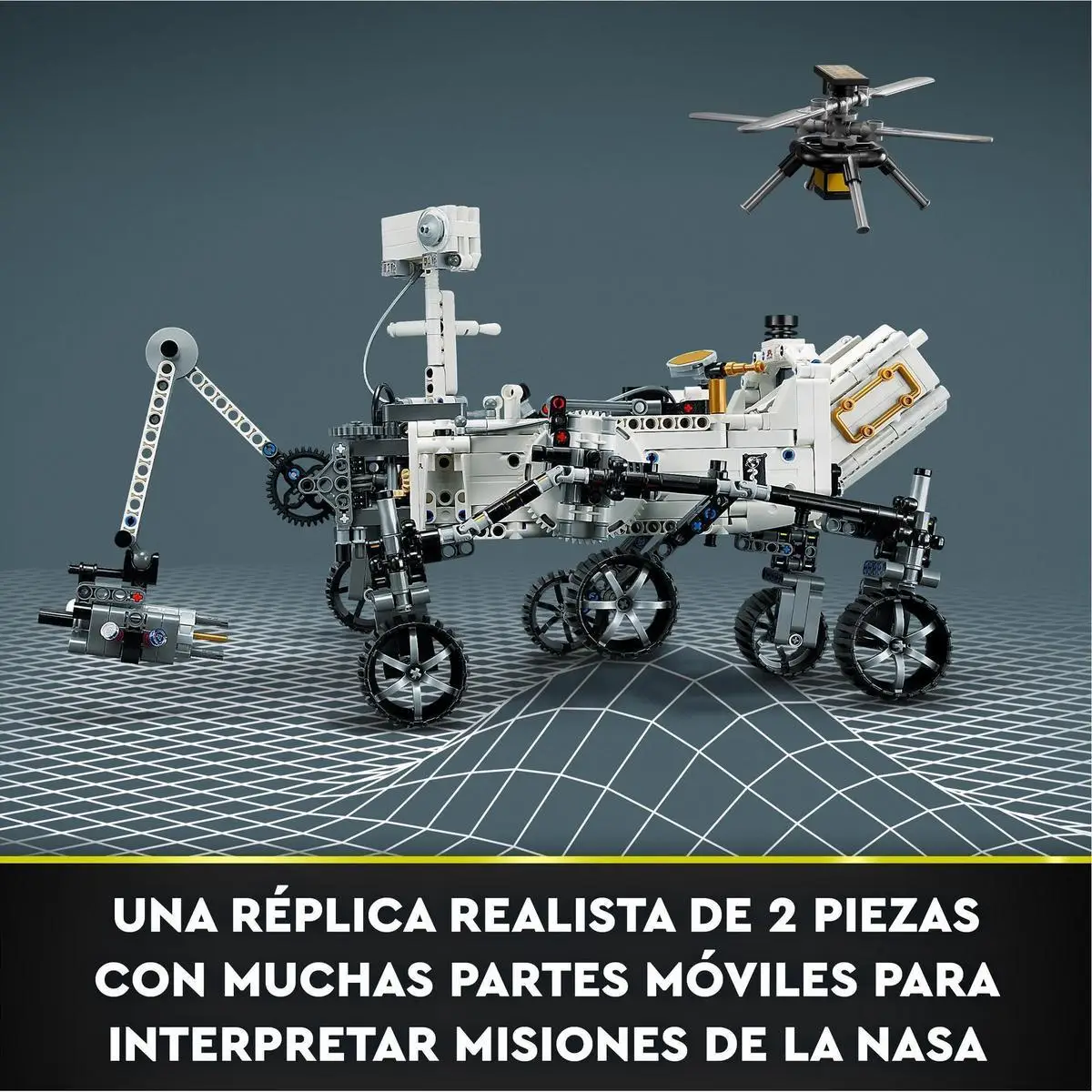 Mars Rover Lego Simple Lego 42158 technic nasa mars rover perseverance building toy set (1132 ...
