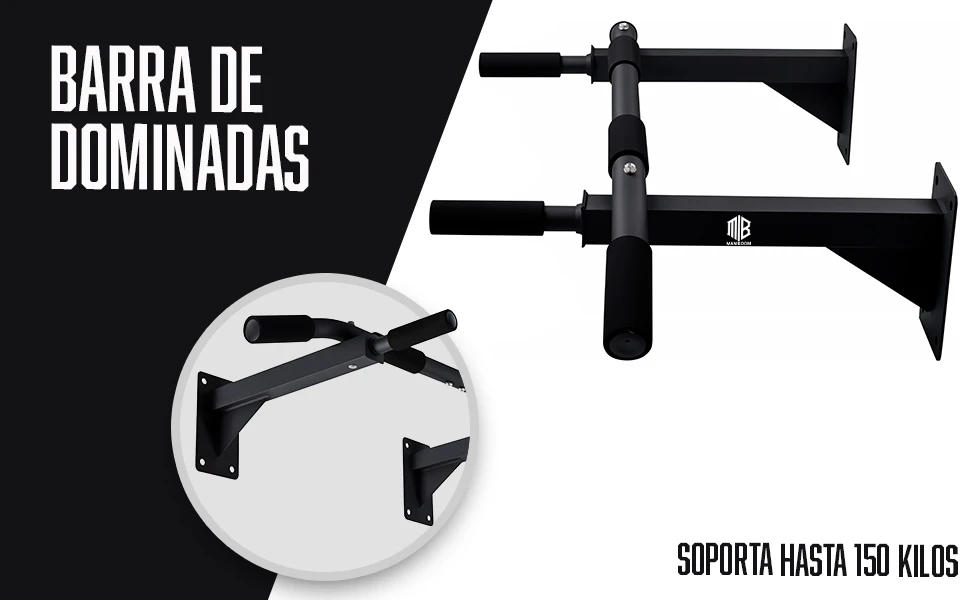 Puerta Barra De Dominadas Para Puerta Soporta 200kg, Ajustable