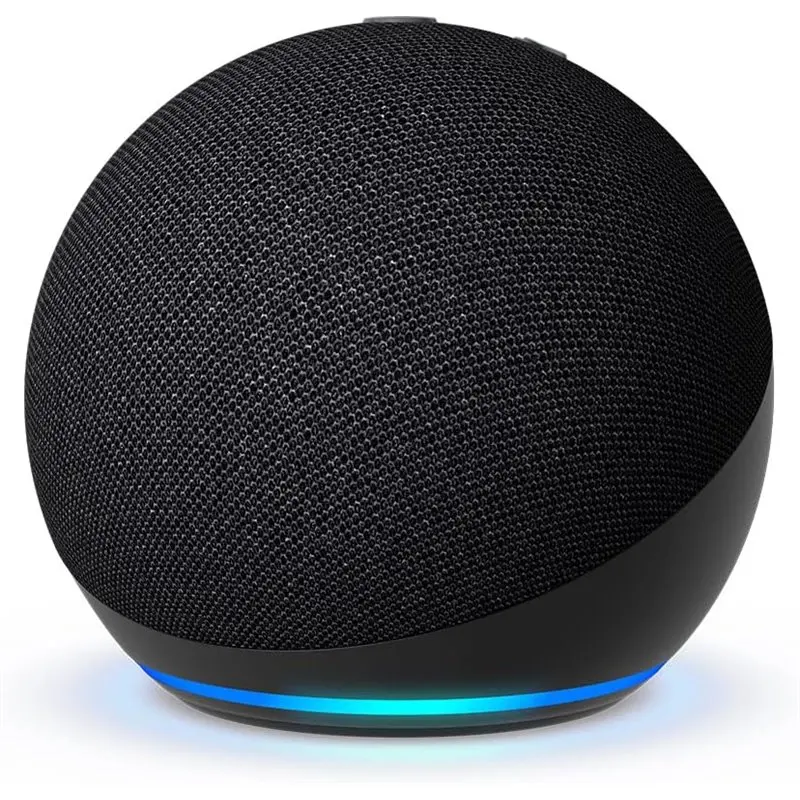 Punto eco di Amazon 5. Gen Anthracite - Altoparlante intelligente Alexa