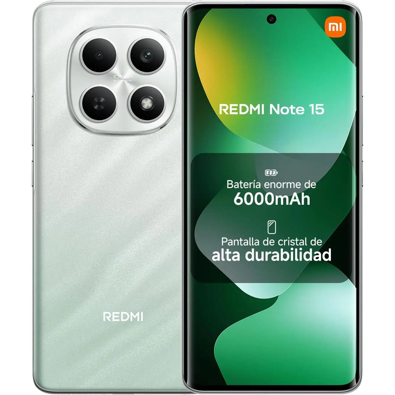 XIAOMI REDMI Note 15 128GB/256GB Teléfono Móvil | Pantalla AMOLED FHD+ de 6,77" 120 Hz | Cámara 108MP | Batería 6000mAh | 4G |Cargador no Incluido(Versión ES)