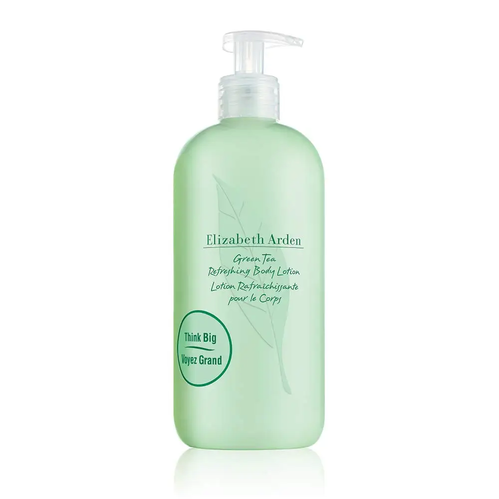 Lozione corpo rinfrescante al tè verde Elizabeth Arden 500 ml con fragranza all'estratto di tè verde, ripristina e idrata, energizza i sensi, pelle setosa e morbida - Elisabeth Arden