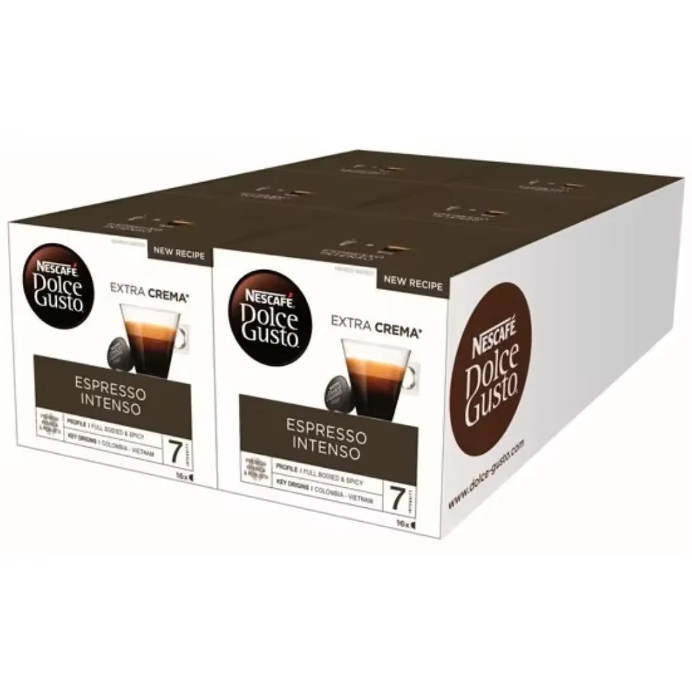 NESCAFE DOLCE GUSTO café espresso intenso formato ahorro Pack 90 cápsulas