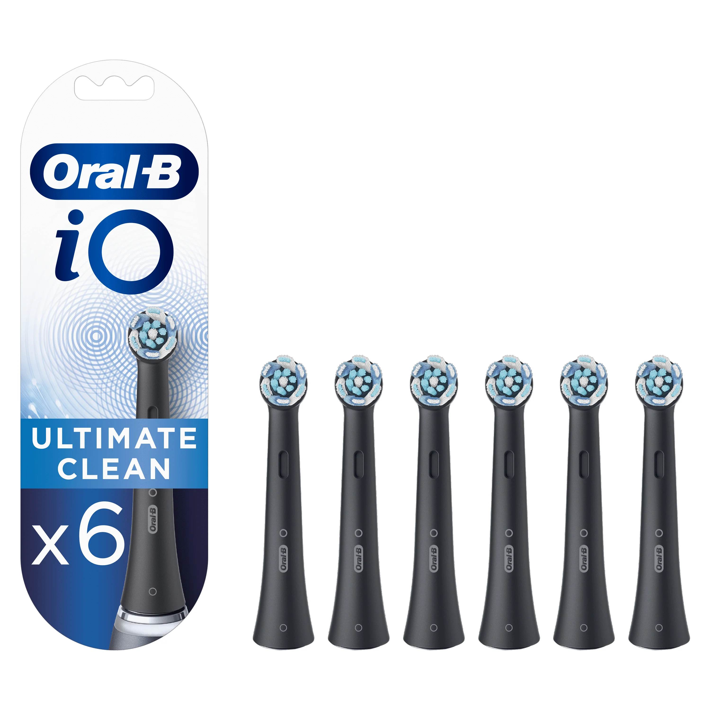 Oral-b io ultimate clean replacement head for electric toothbrush pack de 8 and 6 unidades, european product with official guarantee.