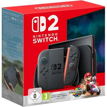 Nintendo Switch 2 (versione europea |   Garanzia Locale) + Mario Kart World – Console e Gioco Originali