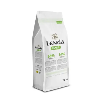 Lenda Base Cibo Quotidiano 20kg – Alimento Naturale per Cani Giovani e Adulti di Tutte le Razze