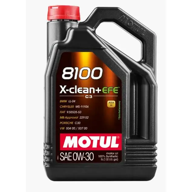 Olio di Motul 8100 X-clean + Efe 0w-30 5l Ce U