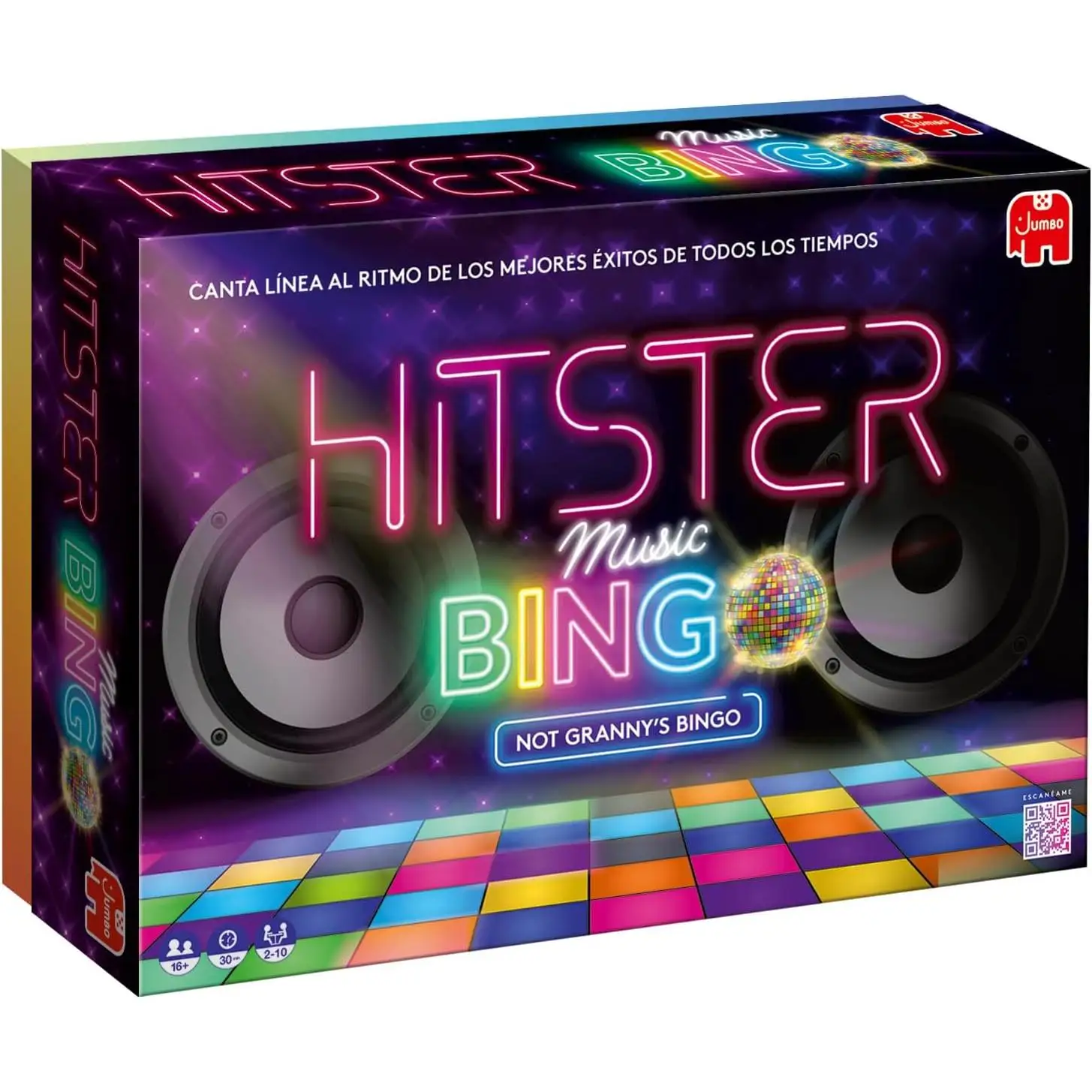 Diset Jumbo Hitster Bingo, Juego de Mesa Para Fiestas a Partir de 16 Años