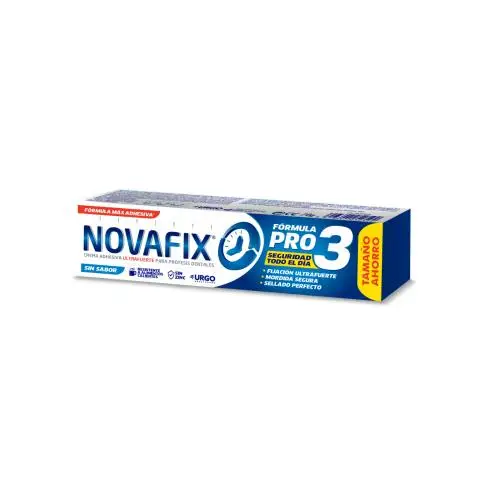 NOVAFIX FORMULA PRO 31 TUBO SIN SABOR 70 g 1 TUBO 50 g PACK AHORRO