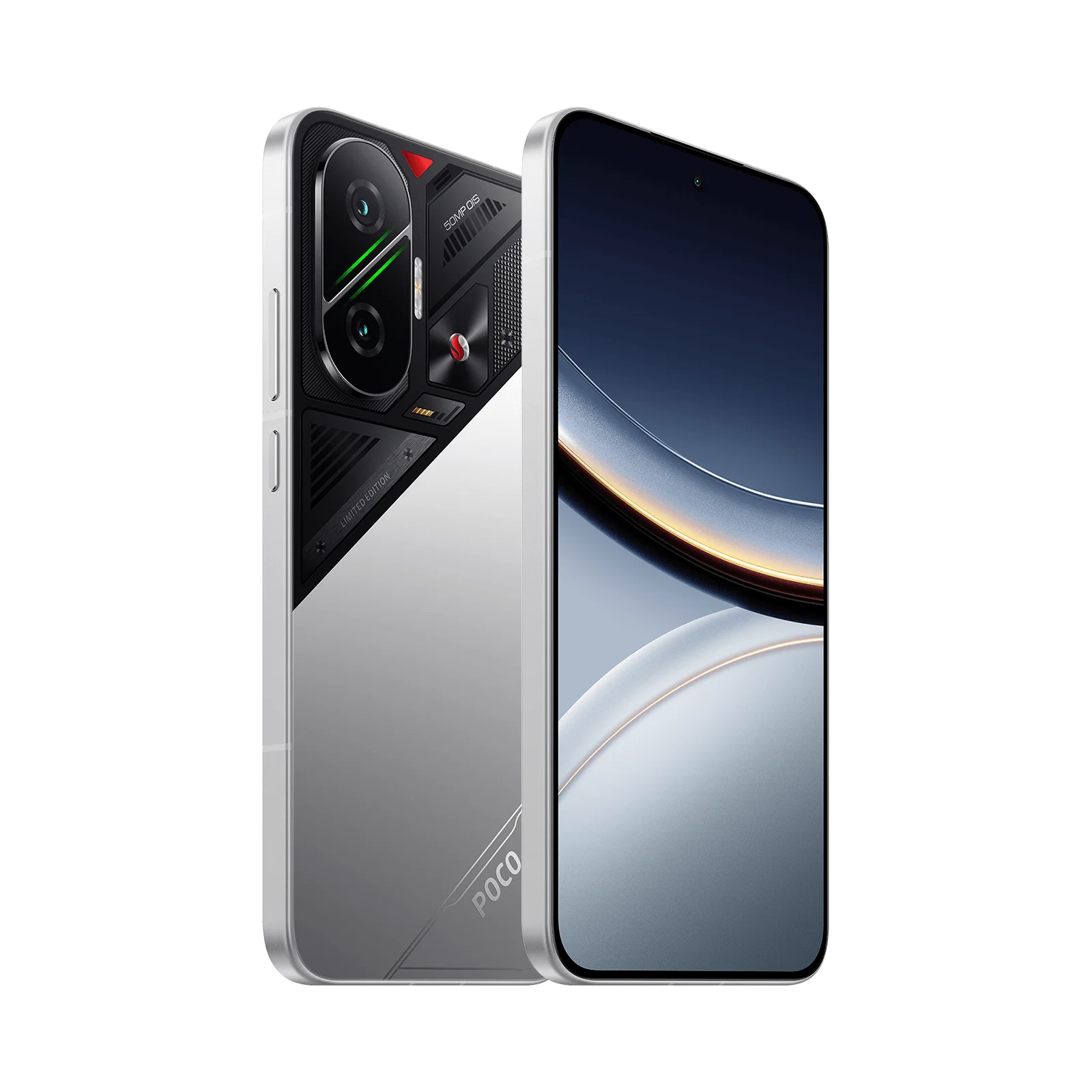 Global Version POCO F7 5G smartphone features Snapdragon 8s Gen 4 CPU, 6.83" 1.5K AMOLED display, 12GB RAM, 256GB/512GB storage, 50MP camera, 6500mAh battery, NFC, and ultra-fast 90W HypeCharge for an exceptional performance experience.